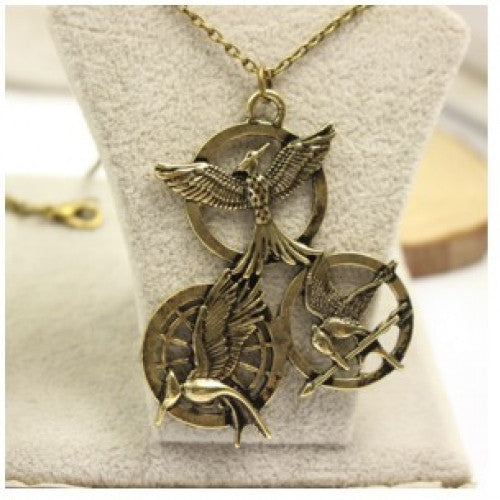 Antique Bronze Vintage Pendant Necklace