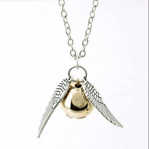 Golden Snitch Pendent Necklace Men's Jewelry