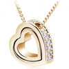 Fashion Jewelry For Women Austrian Crystal  Heart Pendant