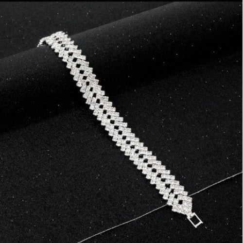 Bridal Wedding Jewelry Rhinestone Crystal Bracelets