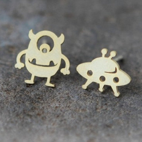 UFO Stud Earrings For Women's Fashion Jewelry